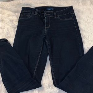 navy blue skinny jeans